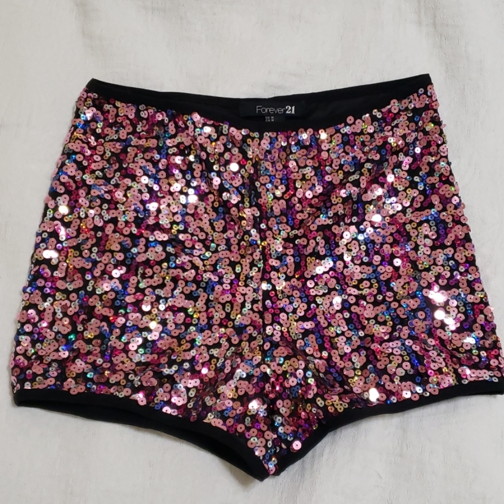 Forever 21 High Waist Disco Shorts